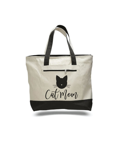 Cat Mom Tote Bag