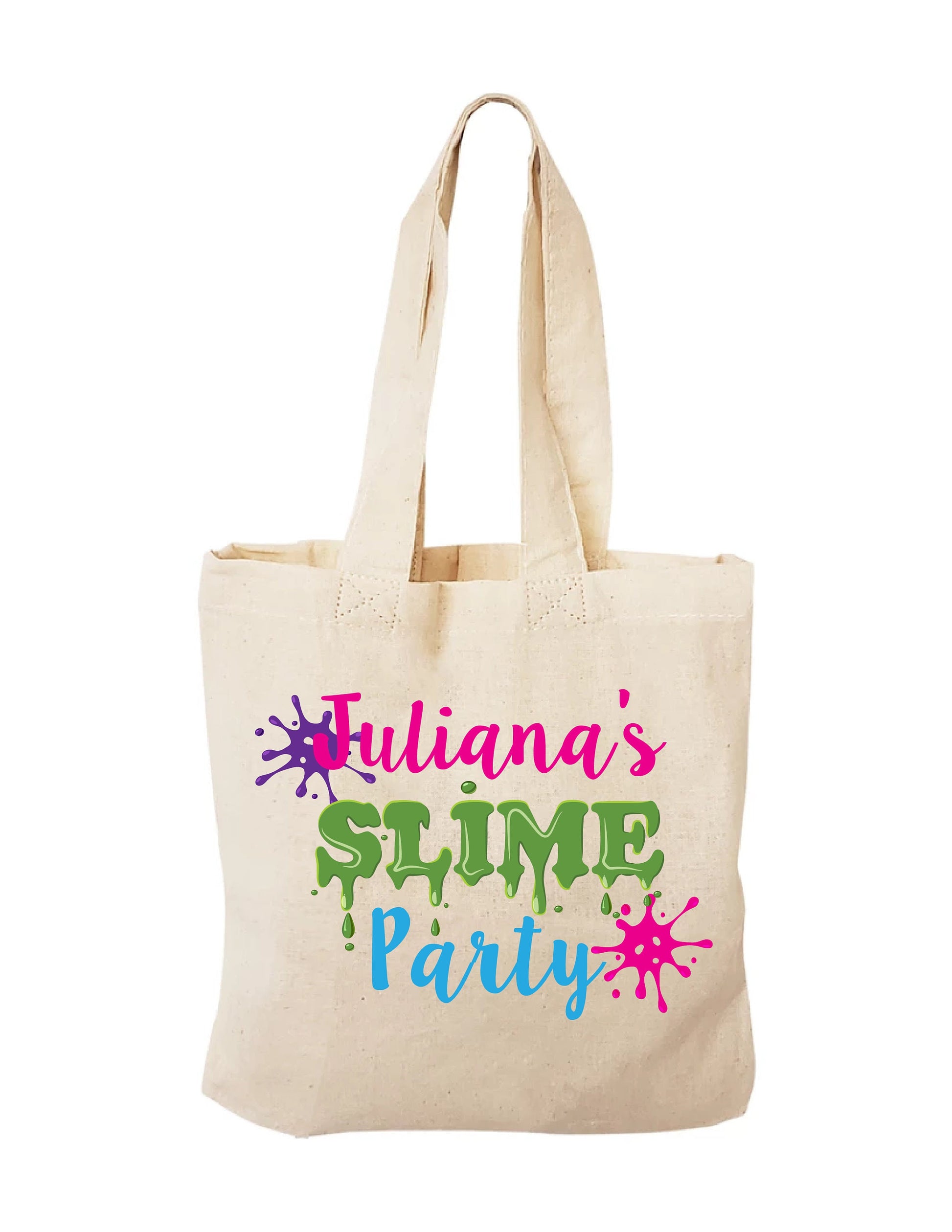 Personalized Slime Party Favor Bags – Cotton Goody Bag