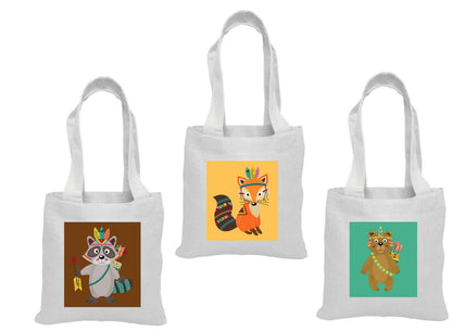 Woodland Party Favor Bags - Set of Three Bags