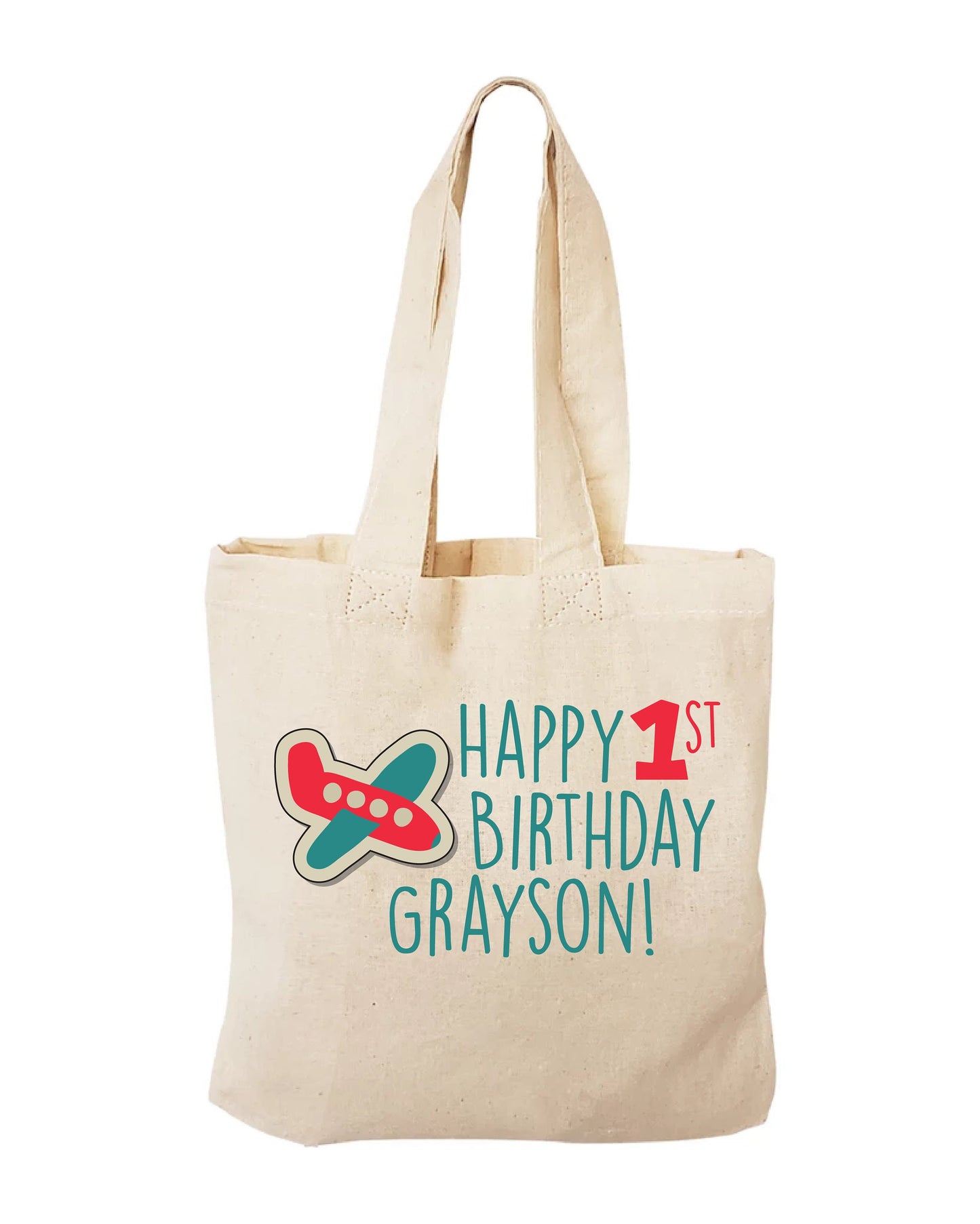 Custom Airplane Party Favor Bags