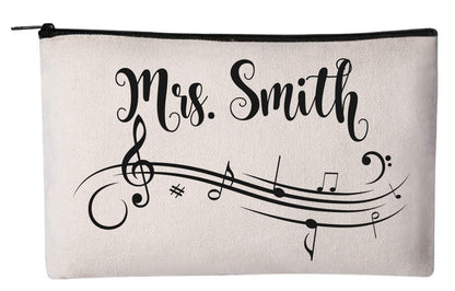 Musician Gift - Personalized Music Accessory Pouch