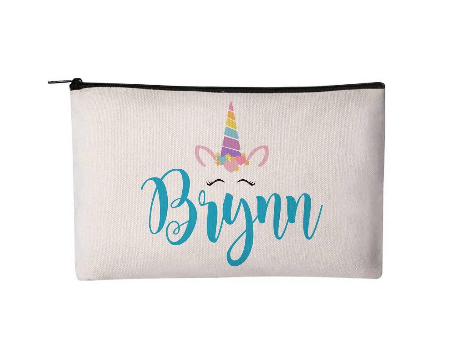 Personalized Unicorn Pencil Pouch