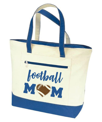 Football Mom Tote Bag