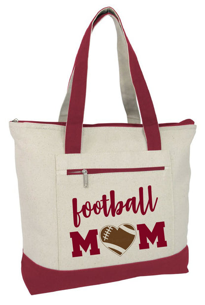 Football Mom Tote Bag