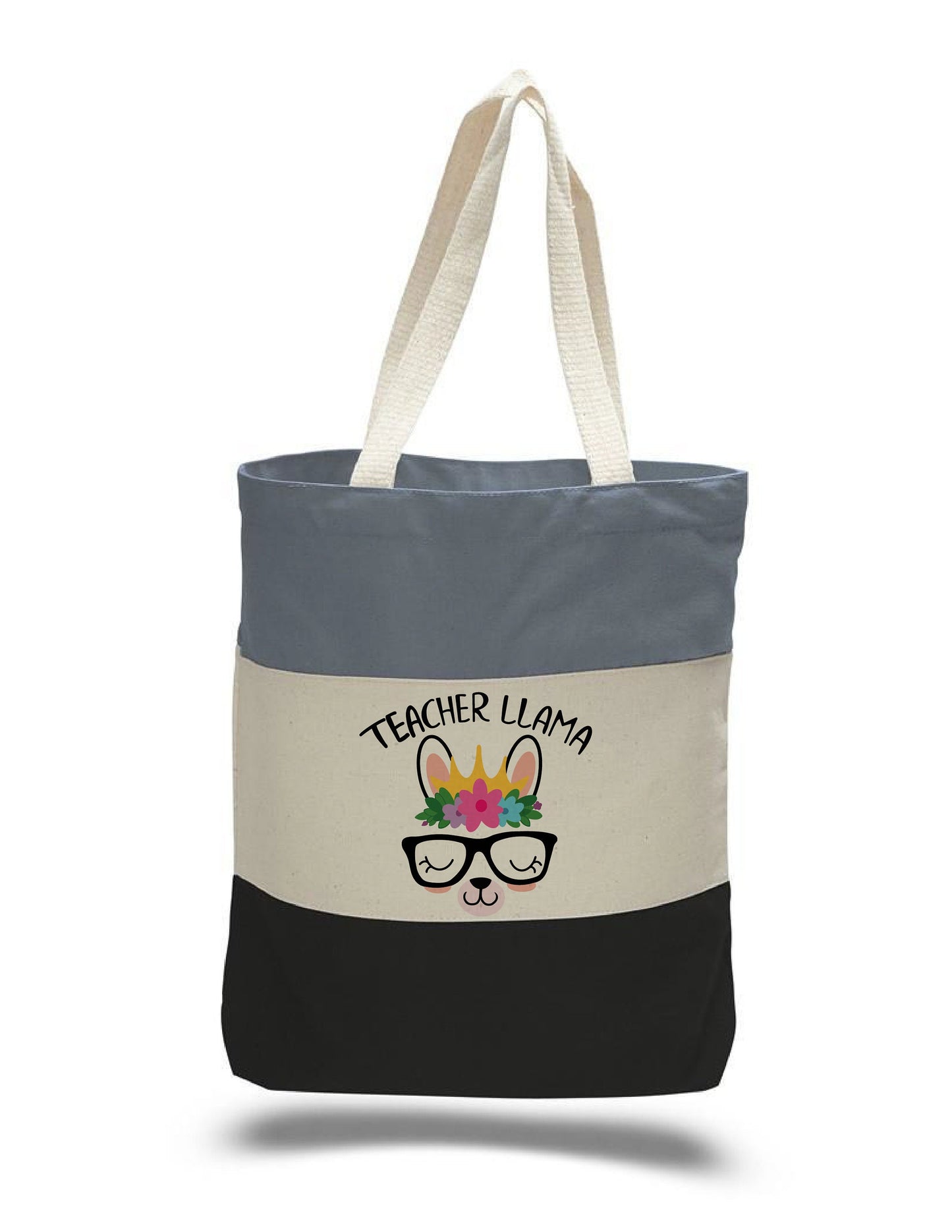 Teacher Llama Tote Bag