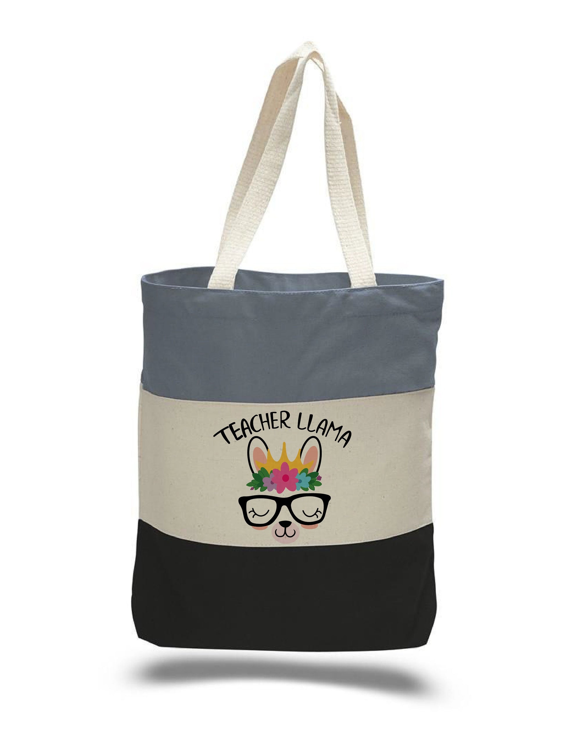 Teacher Llama Tote Bag