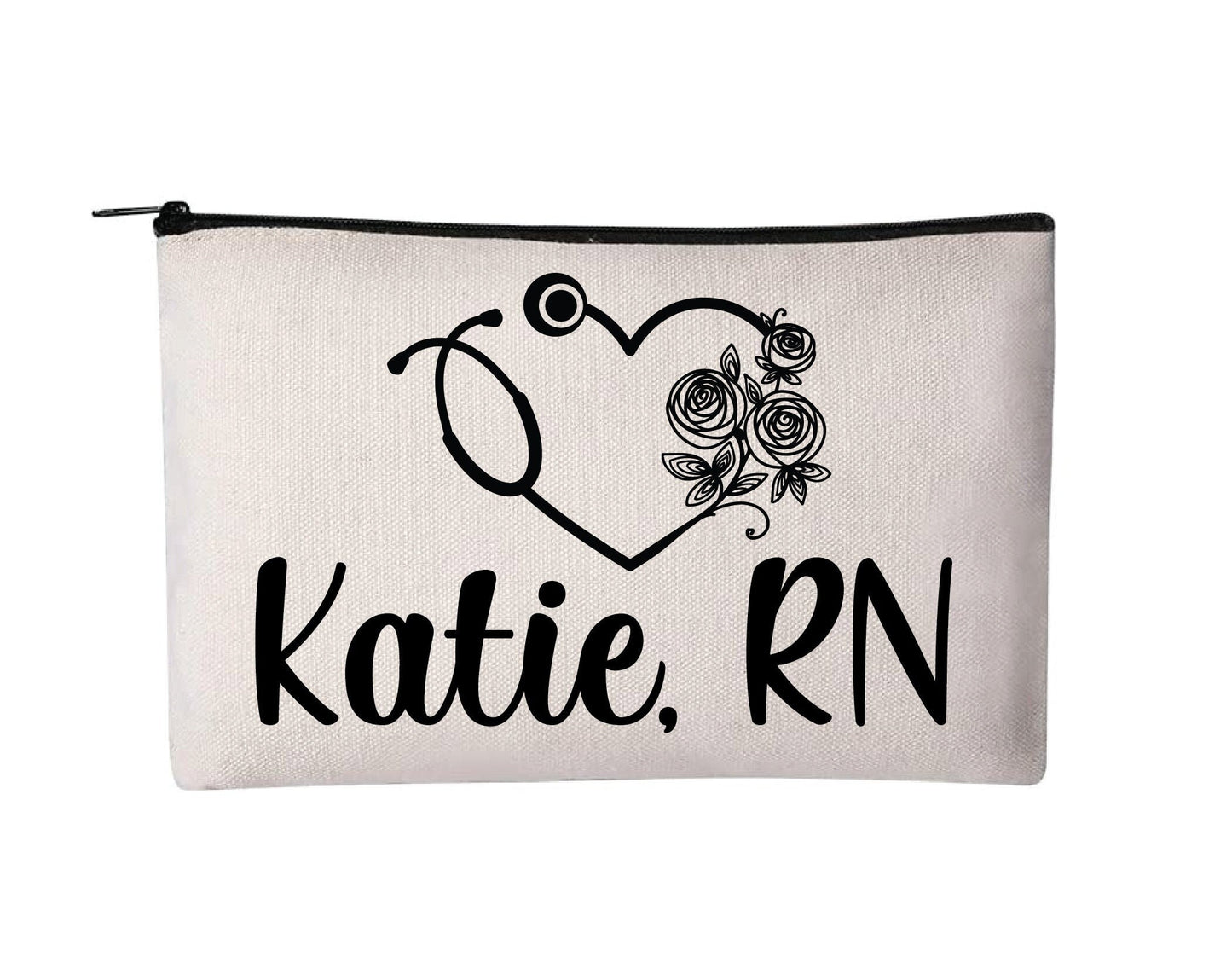 Personalized Nurse Cosmetic Bag / Pouch
