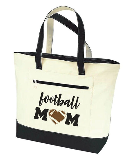 Football Mom Tote Bag