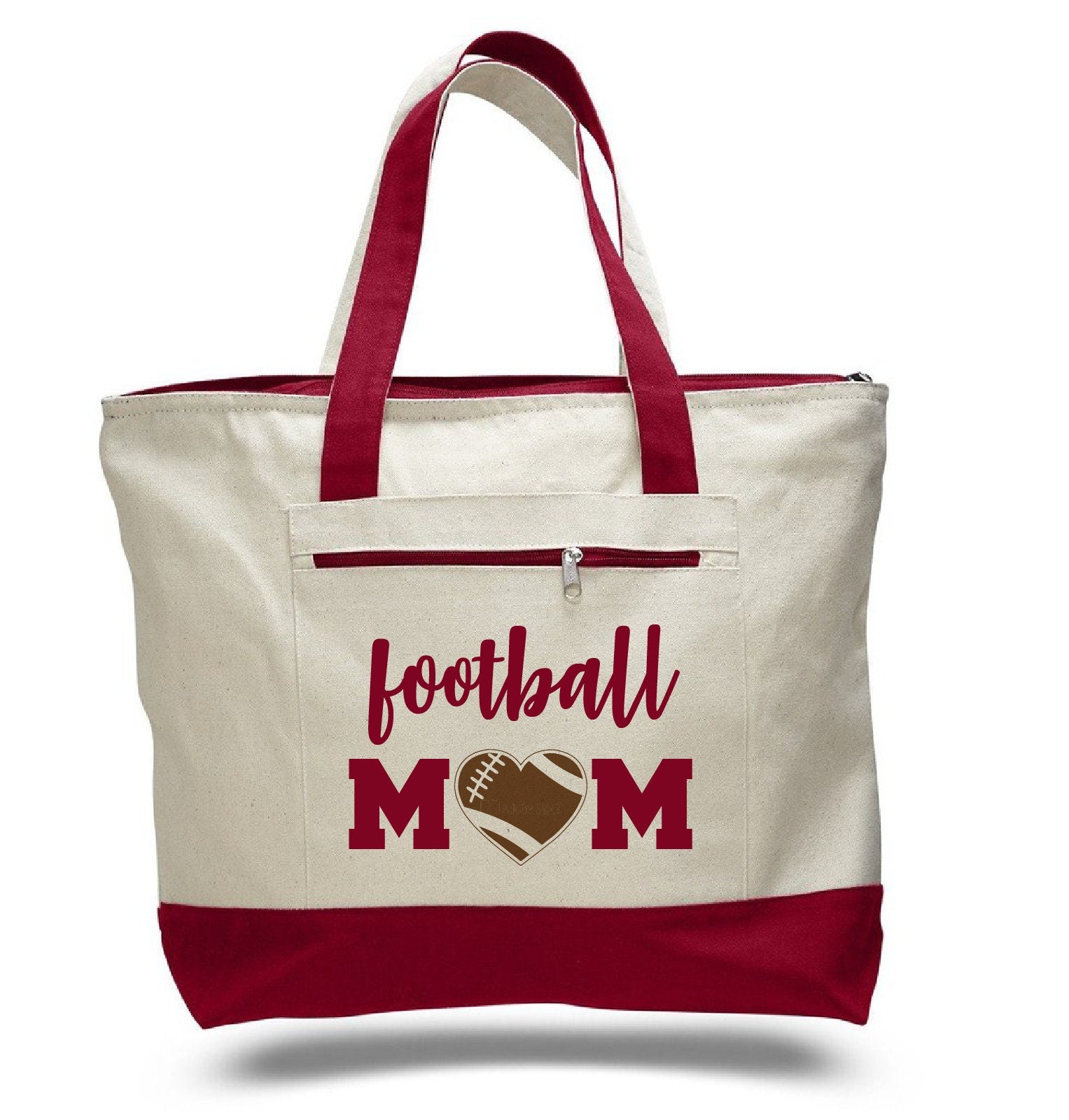 Football Mom Tote Bag