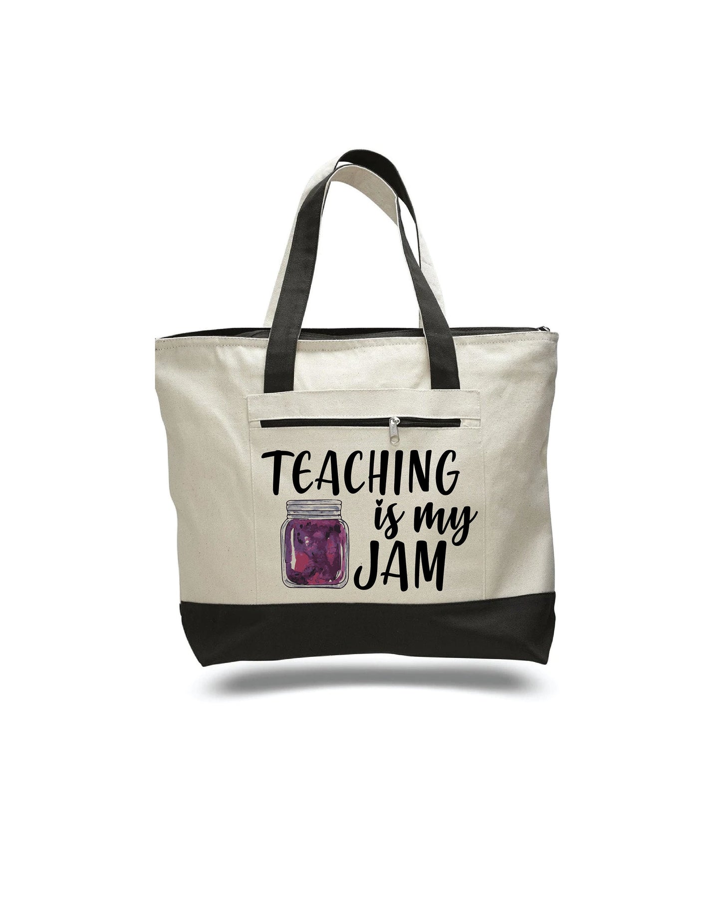 Teaching Is My Jam Teacher Tote Bag - Teacher Gift