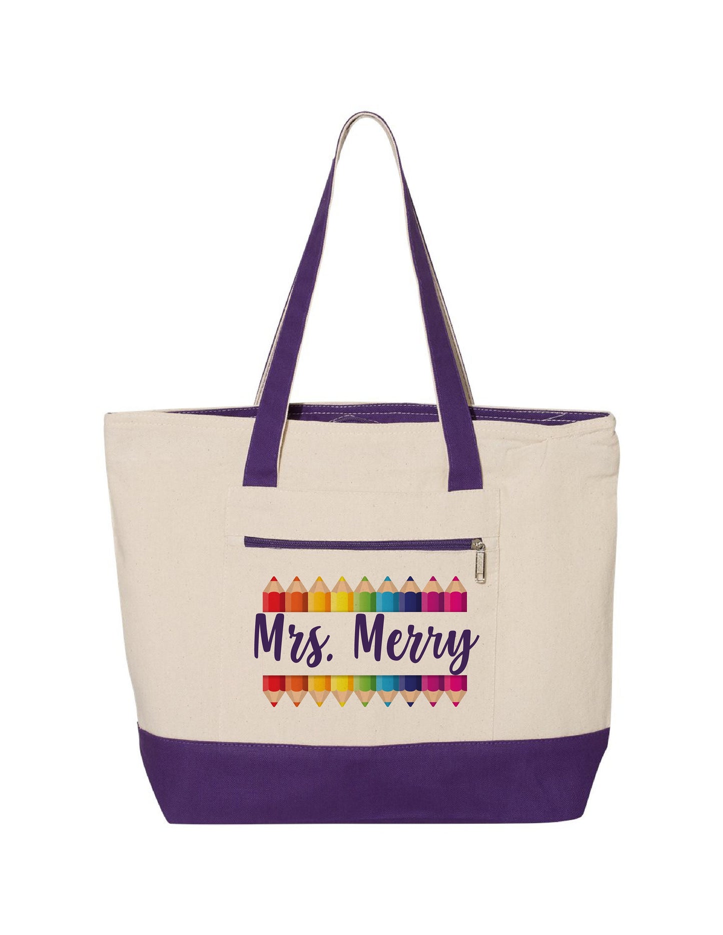 Teacher Tote Bag - Personalized Teacher Gift