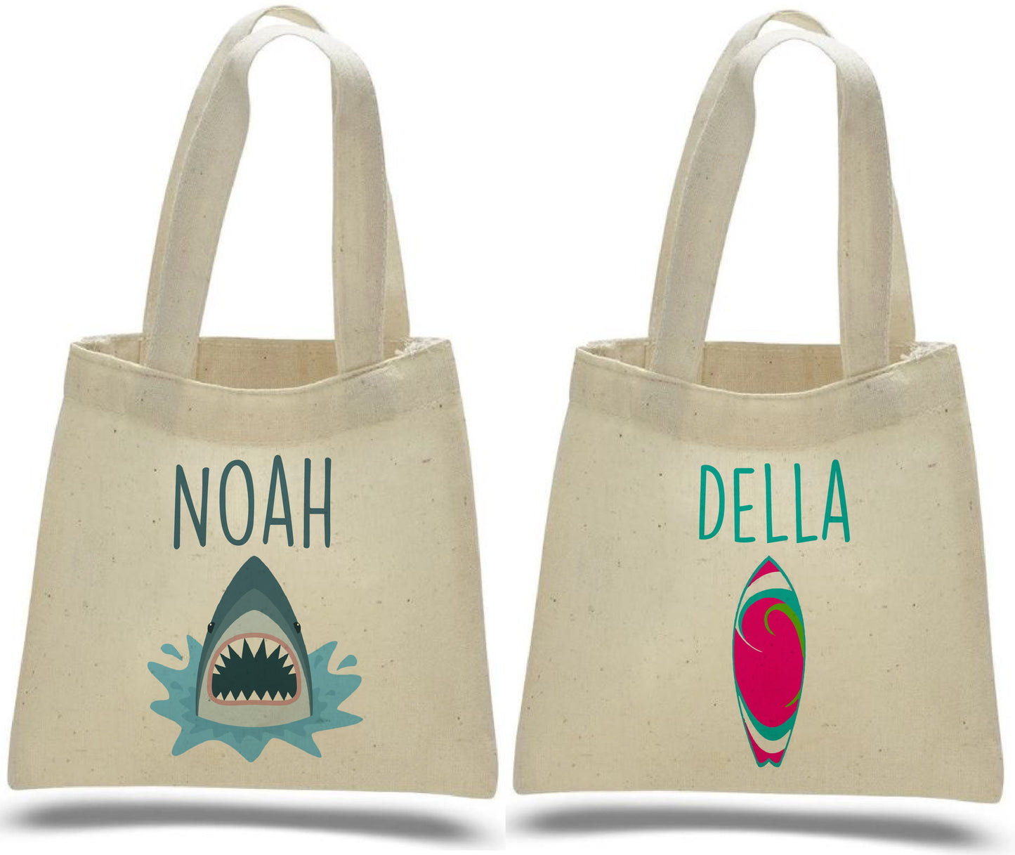 Shark and Surfboard Party Favor Bags