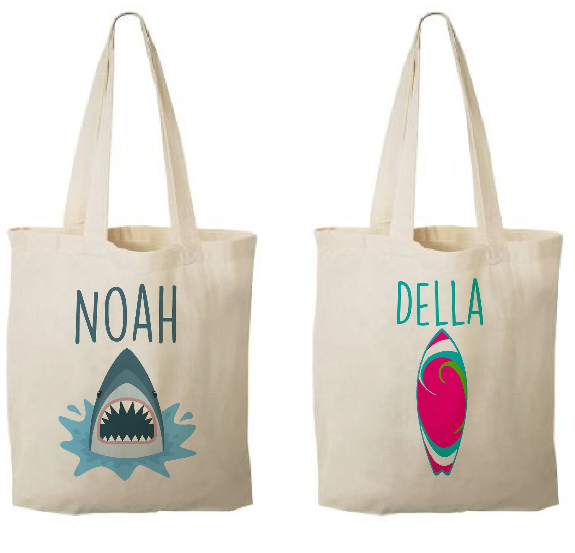 Shark and Surfboard Party Favor Bags