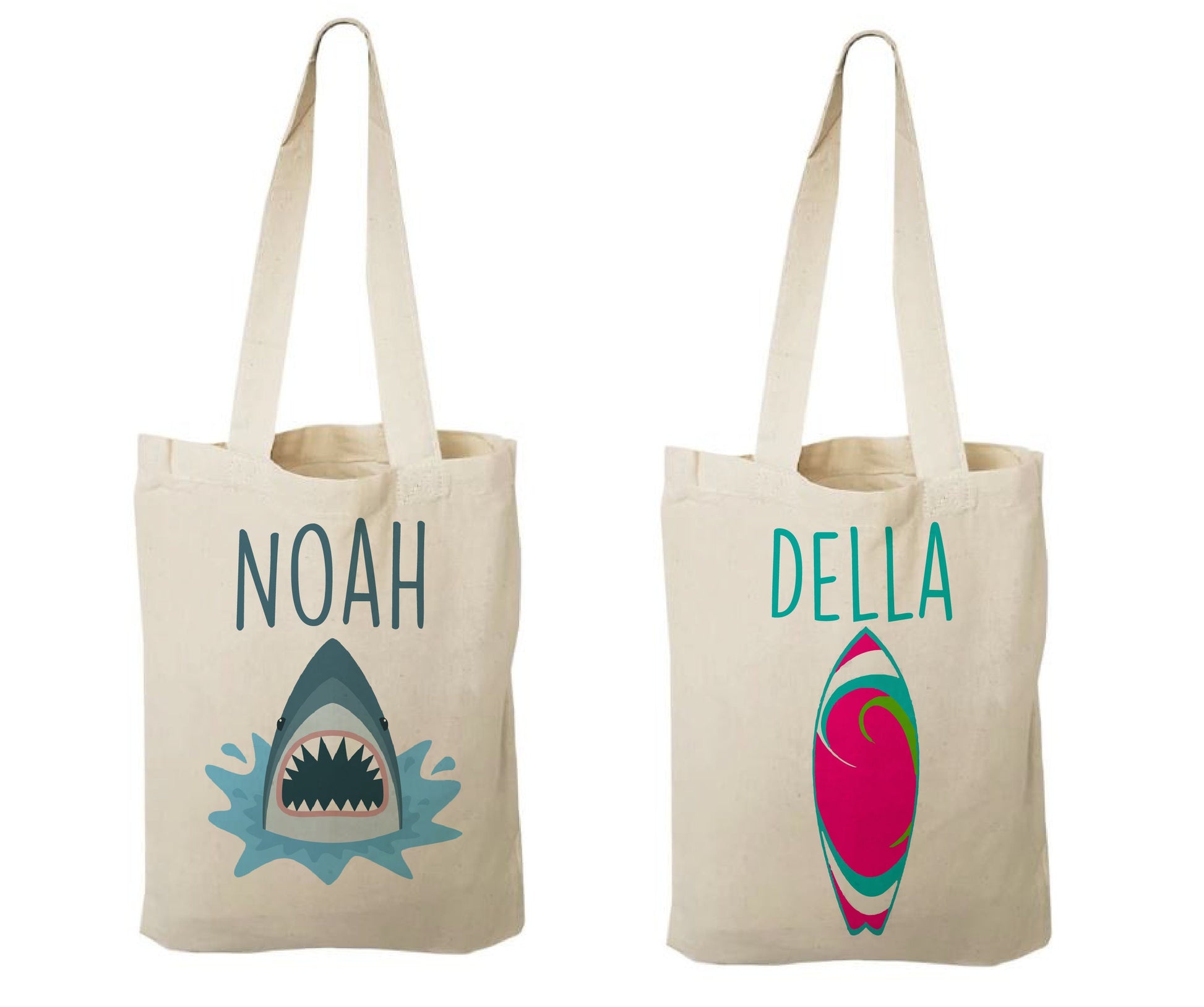 Shark and Surfboard Party Favor Bags