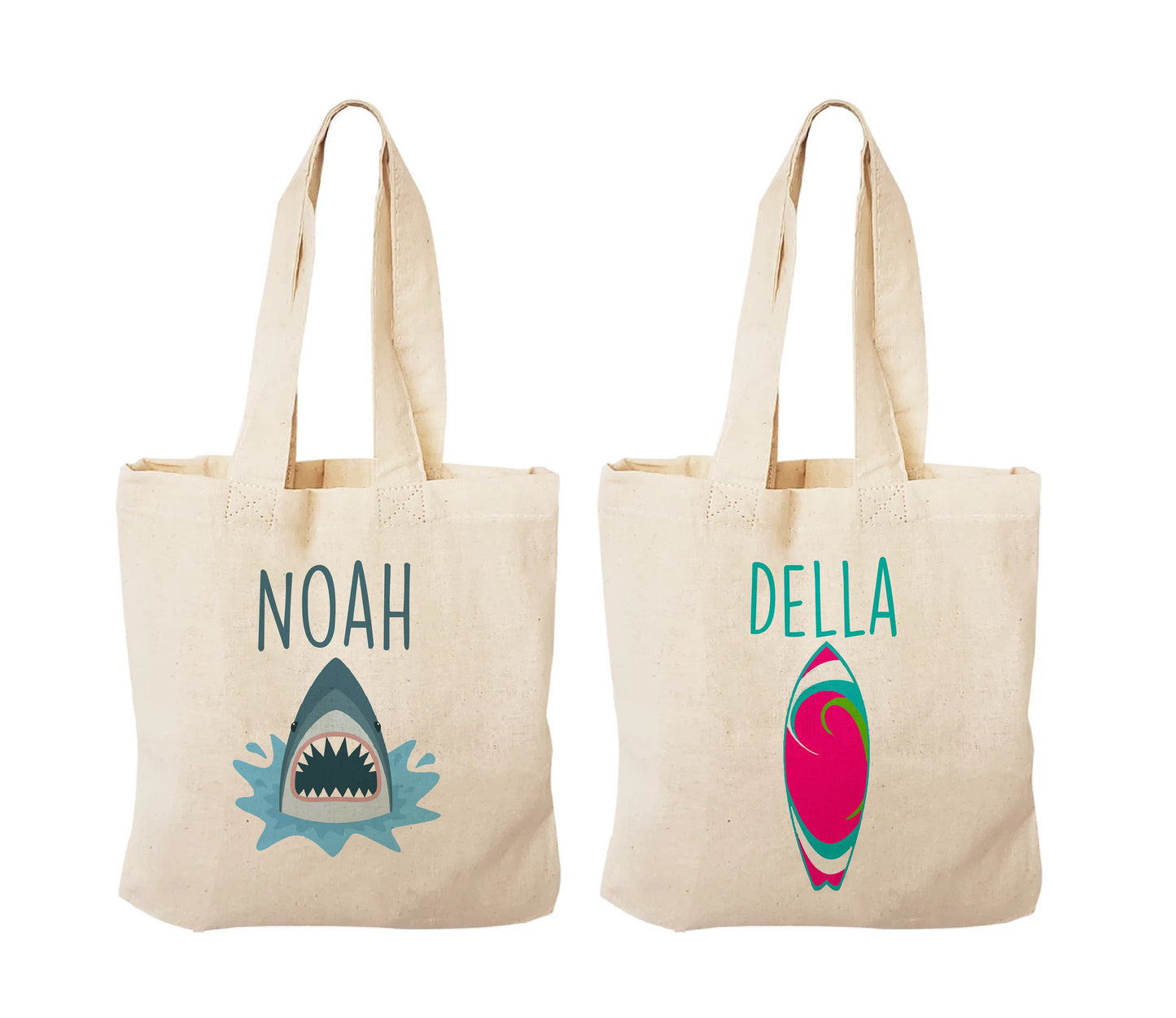 Shark and Surfboard Party Favor Bags