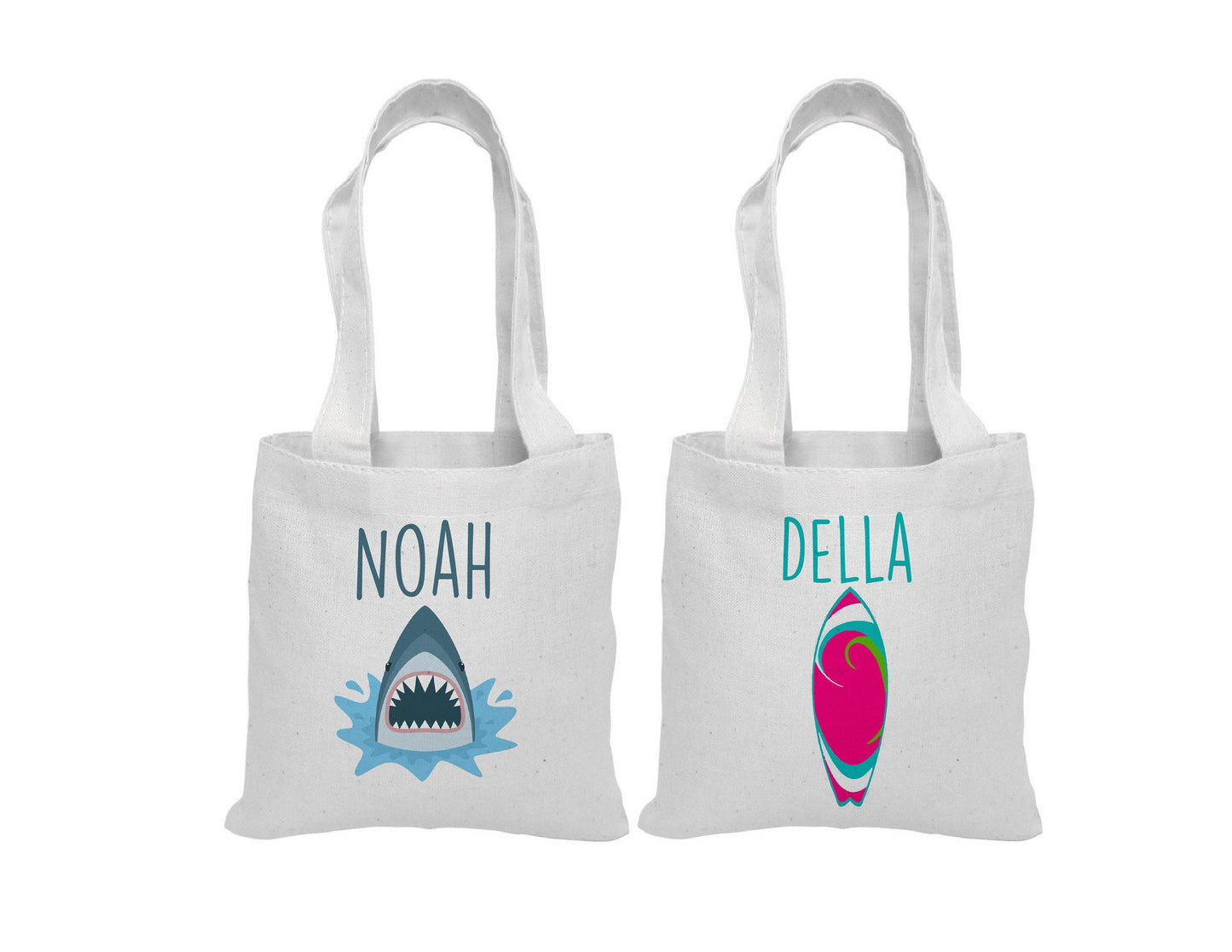 Shark and Surfboard Party Favor Bags