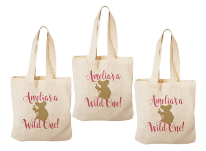 Custom Koala Party Favor Bags - Set of Three Bags