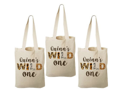 Custom Wild One Party Favor Bags - Set of Three