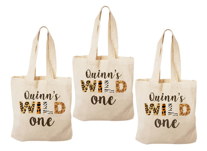 Custom Wild One Party Favor Bags - Set of Three