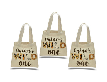 Custom Wild One Party Favor Bags - Set of Three