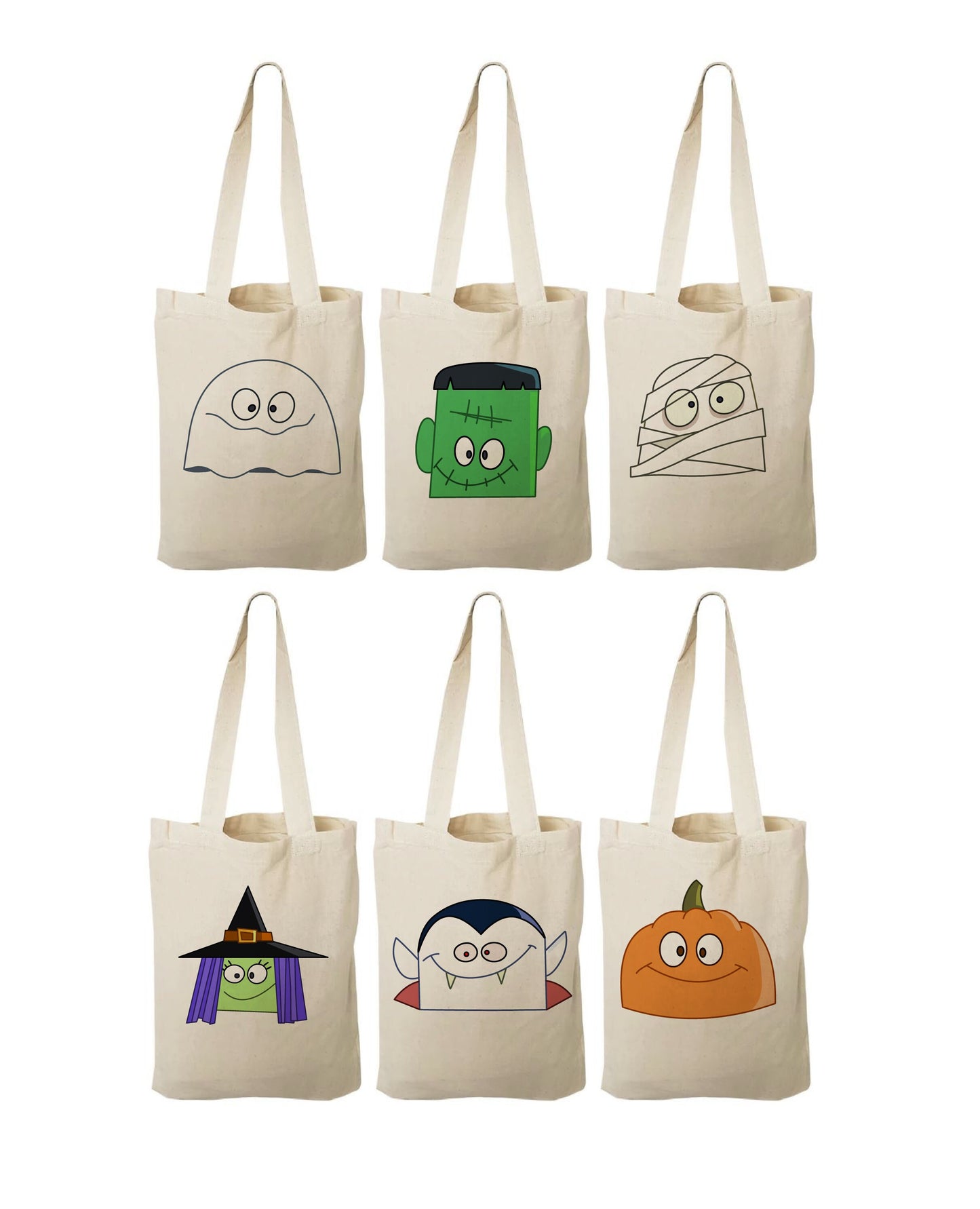 6 Halloween Treat Bags, Halloween Party Favor Bags, Halloween Treat Bags, Halloween Bags, Halloween Goodie Bags, Halloween Swag Bags, Bags