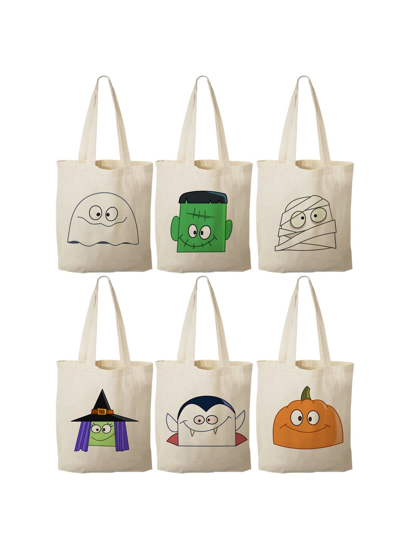 6 Halloween Treat Bags, Halloween Party Favor Bags, Halloween Treat Bags, Halloween Bags, Halloween Goodie Bags, Halloween Swag Bags, Bags