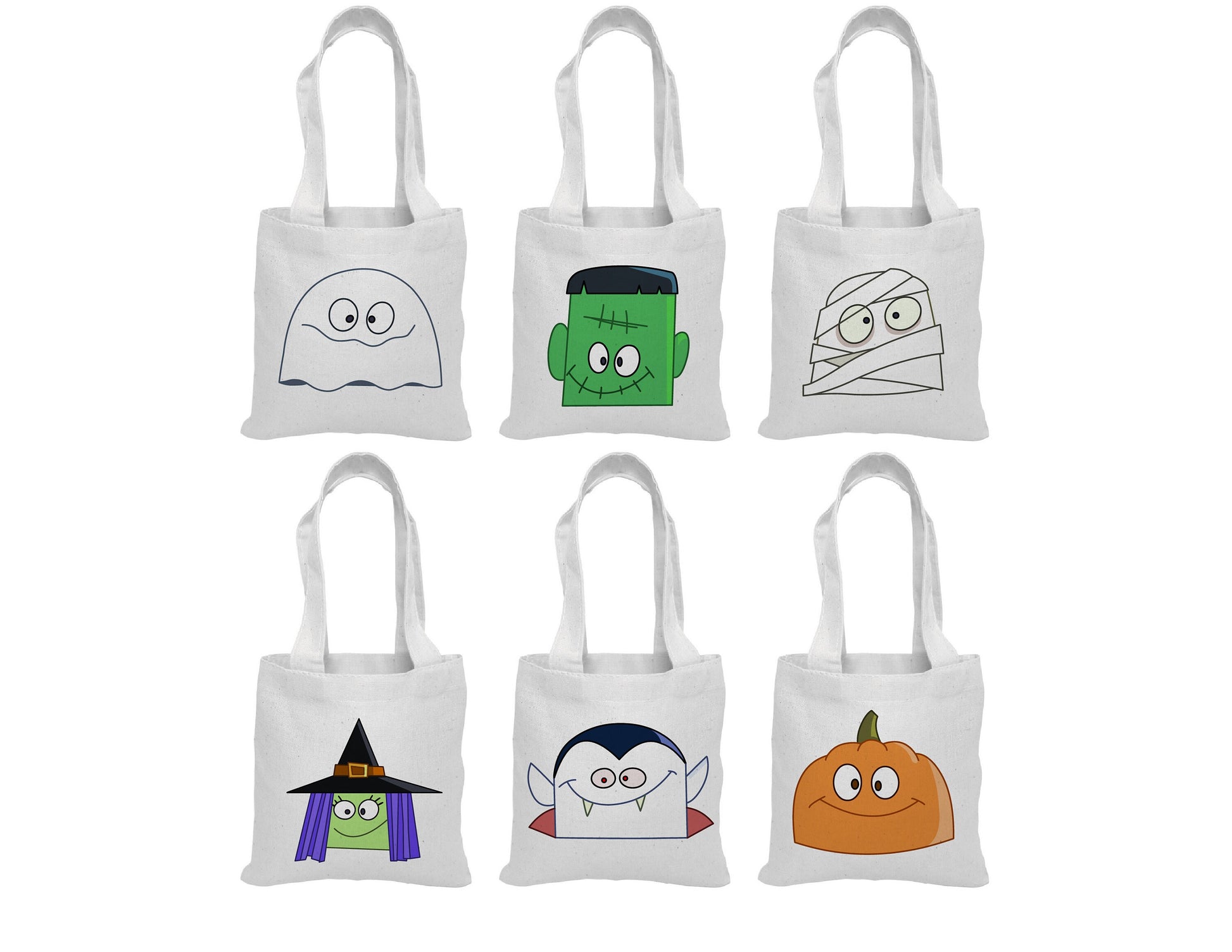 6 Halloween Treat Bags, Halloween Party Favor Bags, Halloween Treat Bags, Halloween Bags, Halloween Goodie Bags, Halloween Swag Bags, Bags