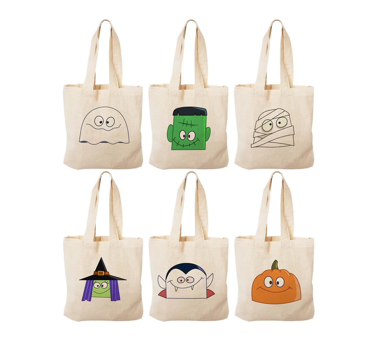 6 Halloween Treat Bags, Halloween Party Favor Bags, Halloween Treat Bags, Halloween Bags, Halloween Goodie Bags, Halloween Swag Bags, Bags