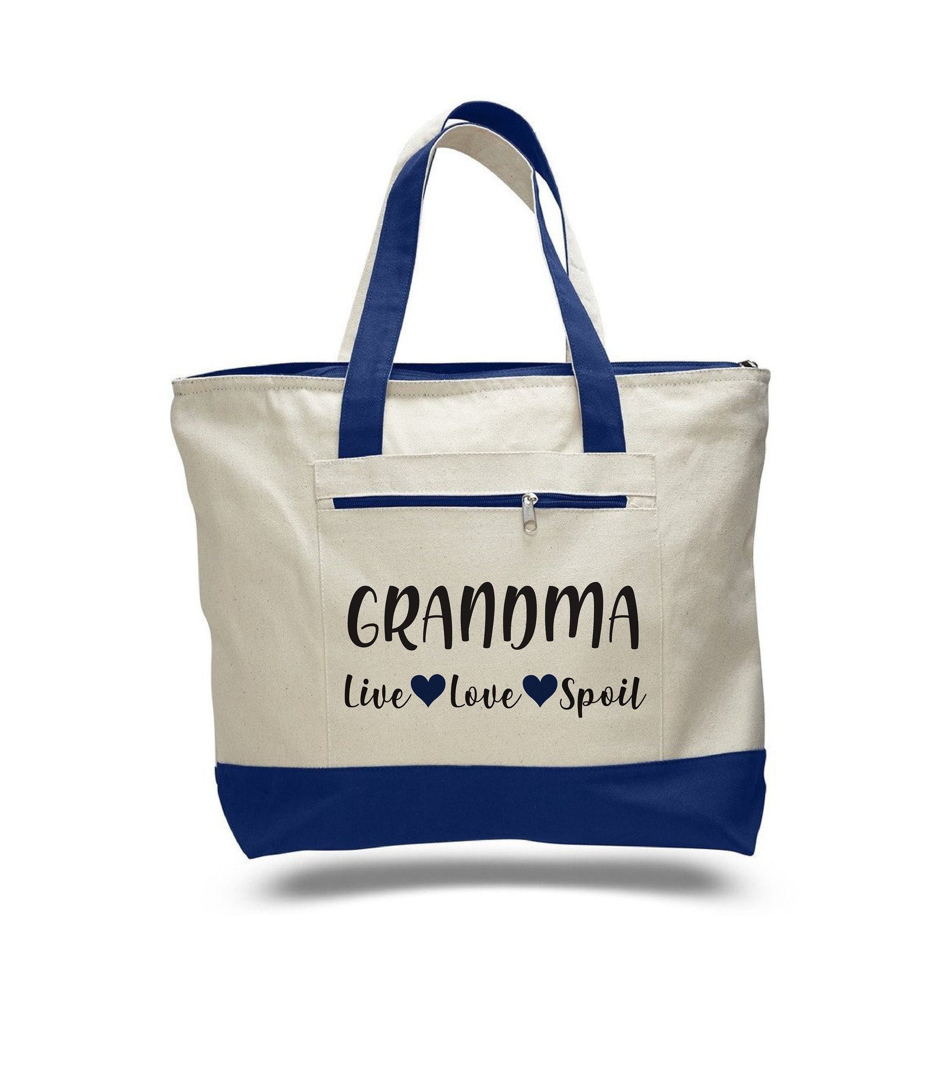 Grandma Tote Bag - Gift for Grandma - Live Love Spoil