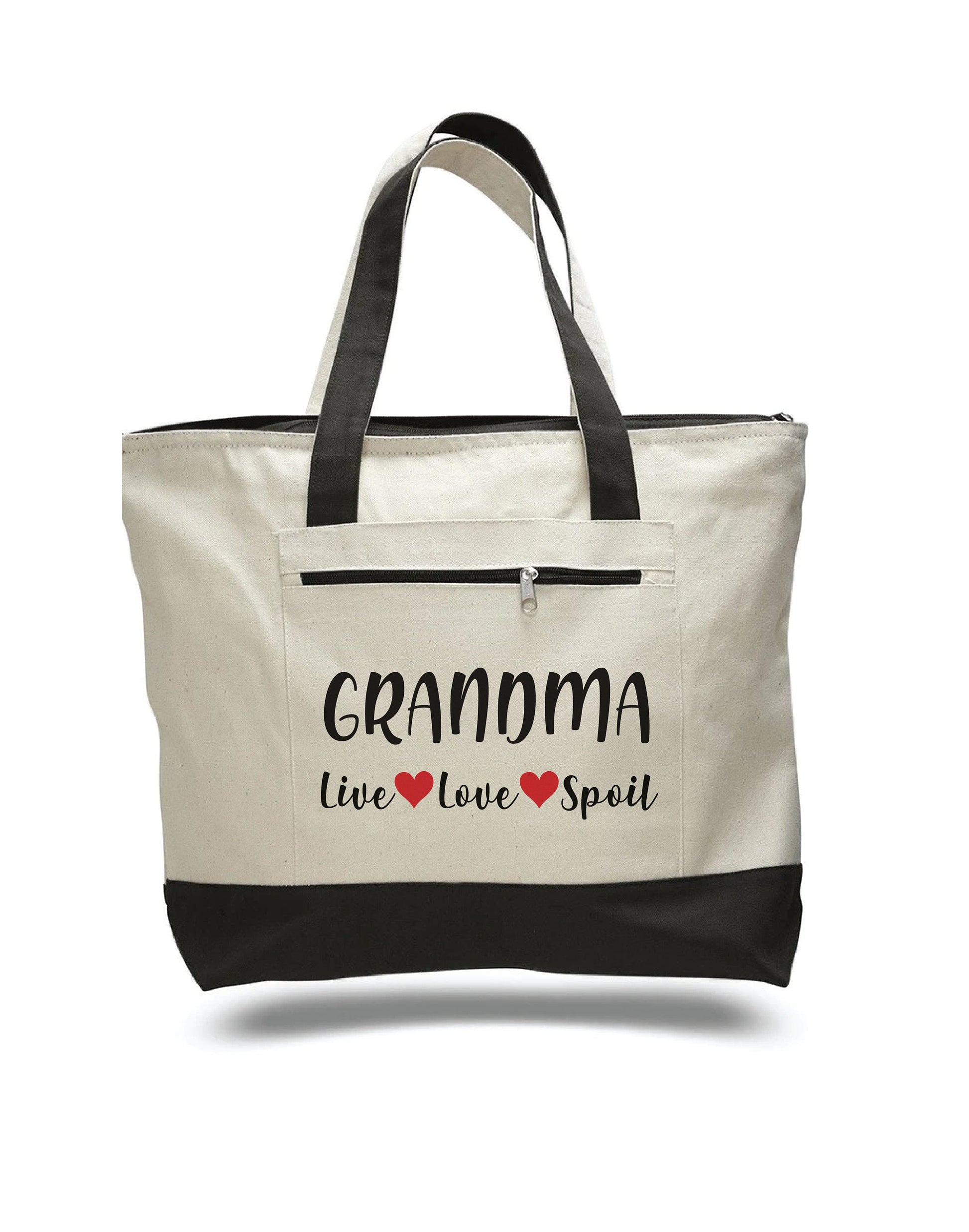 Grandma Tote Bag - Gift for Grandma - Live Love Spoil