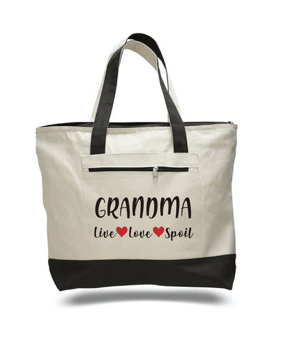 Grandma Tote Bag - Gift for Grandma - Live Love Spoil