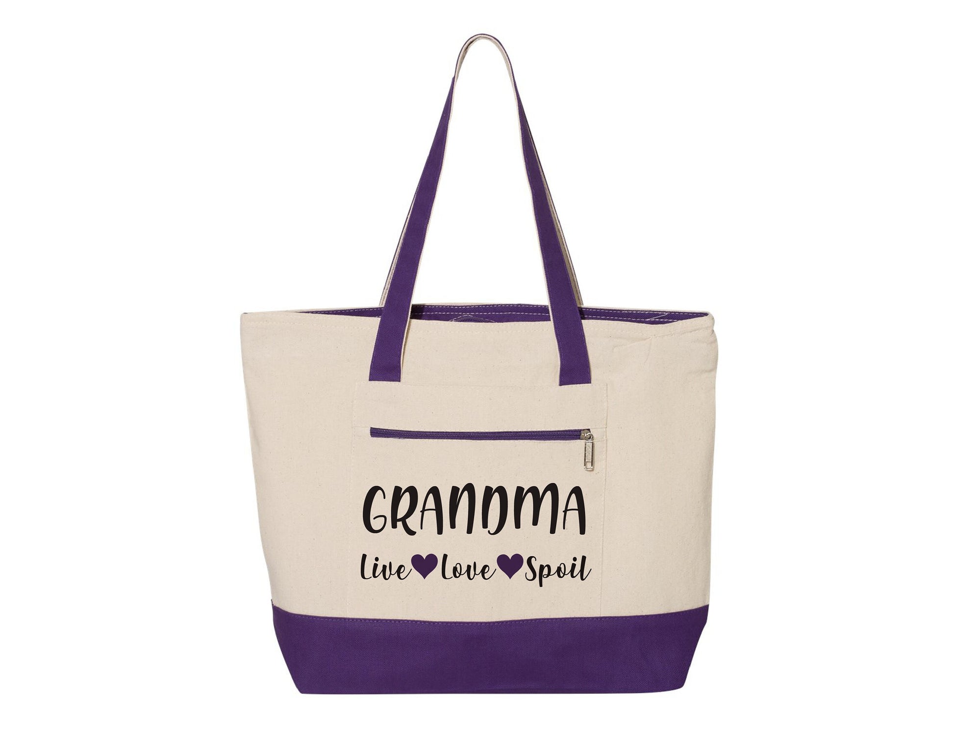 Grandma Tote Bag - Gift for Grandma - Live Love Spoil