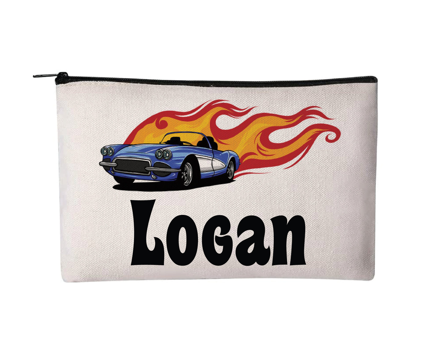 Personalized Race Car Pencil Pouch