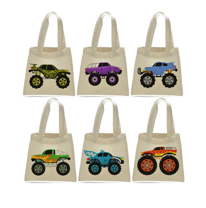 Monster Truck Party Favor Bags - Perfect for Monster Tuck Parties! - Set of Six Bags