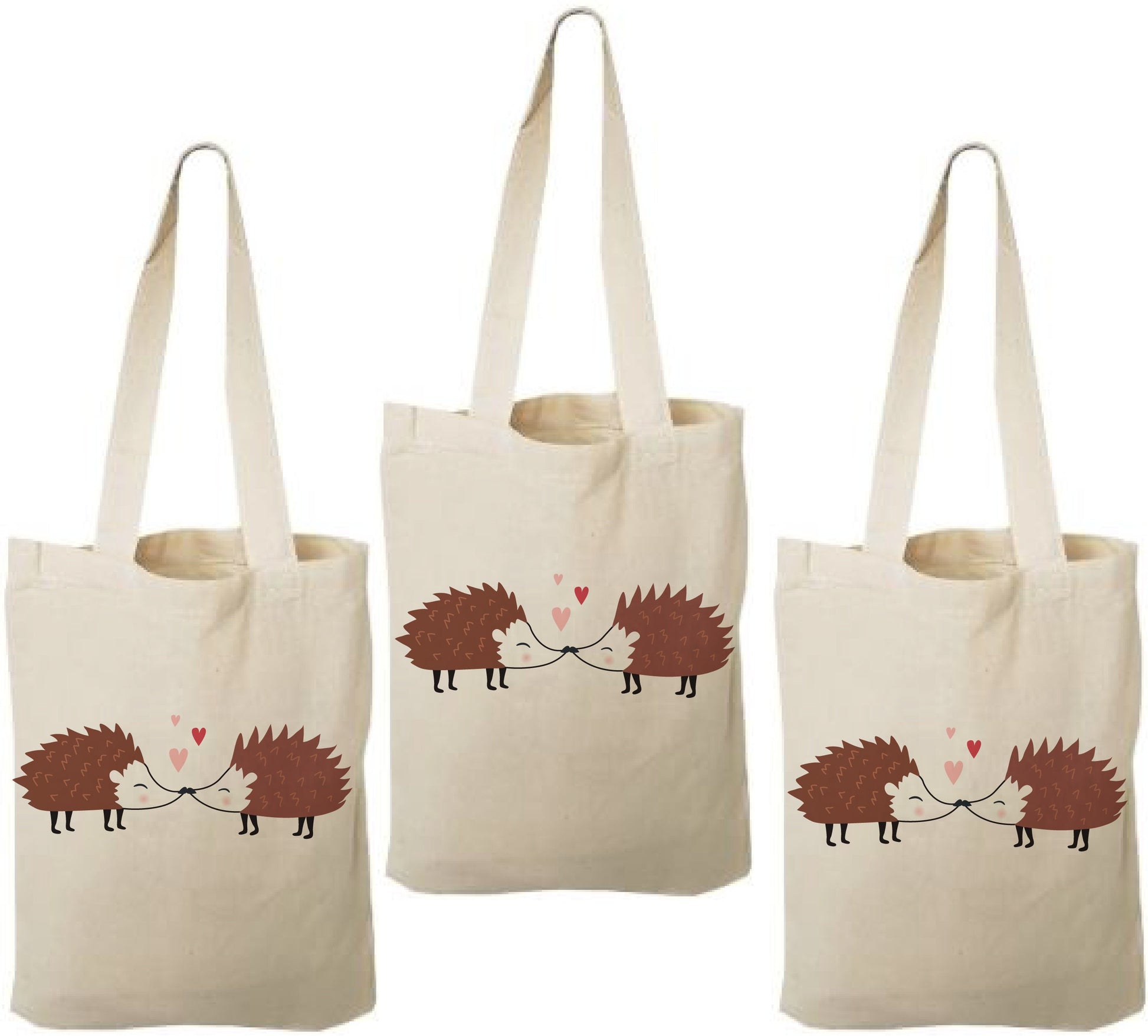 Valentine Party Favor Bags - Set of Three Bags