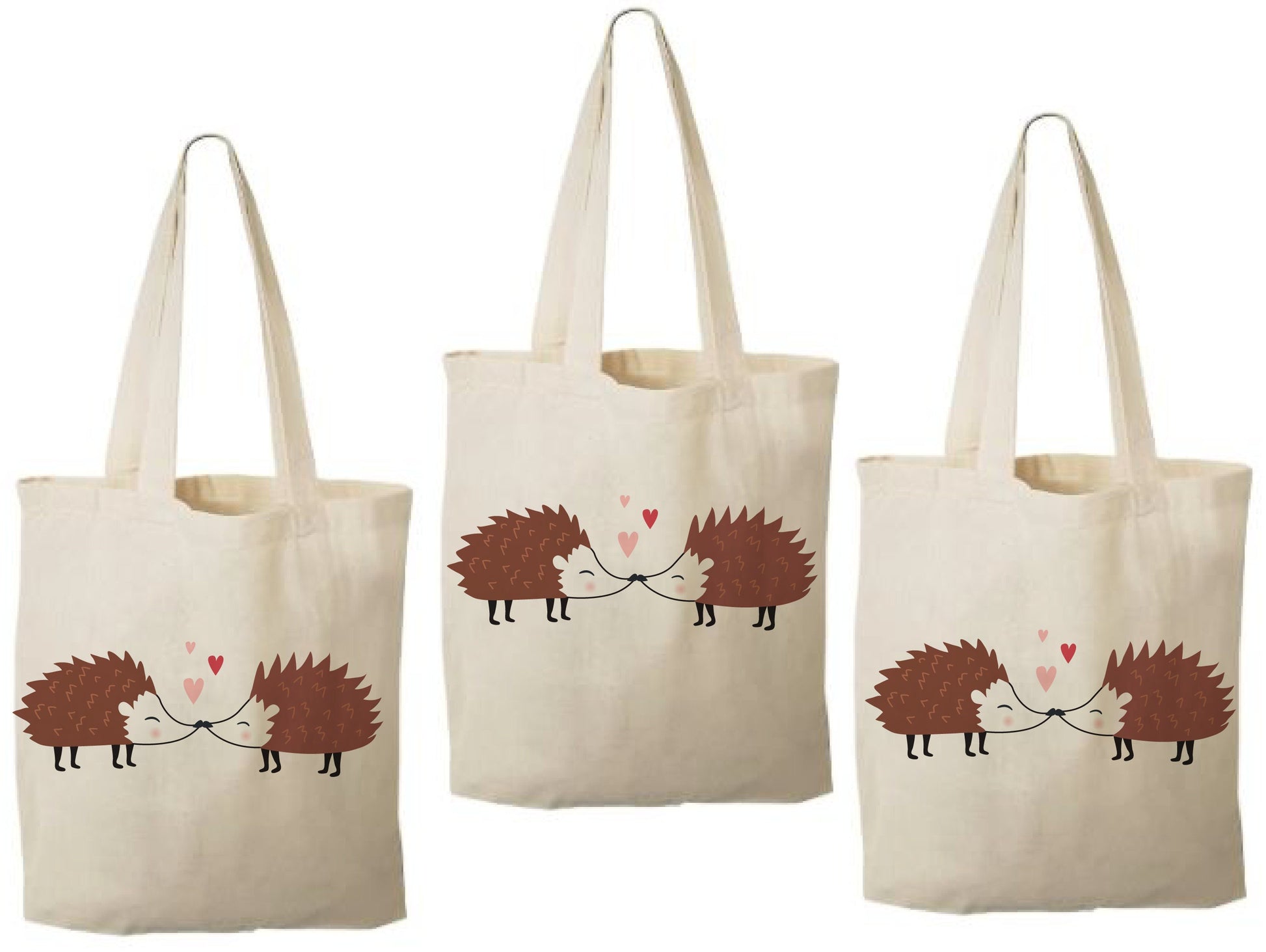 Valentine Party Favor Bags - Set of Three Bags