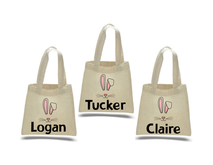 Personalized Easter Party Favor Bags - Set of Three Bags