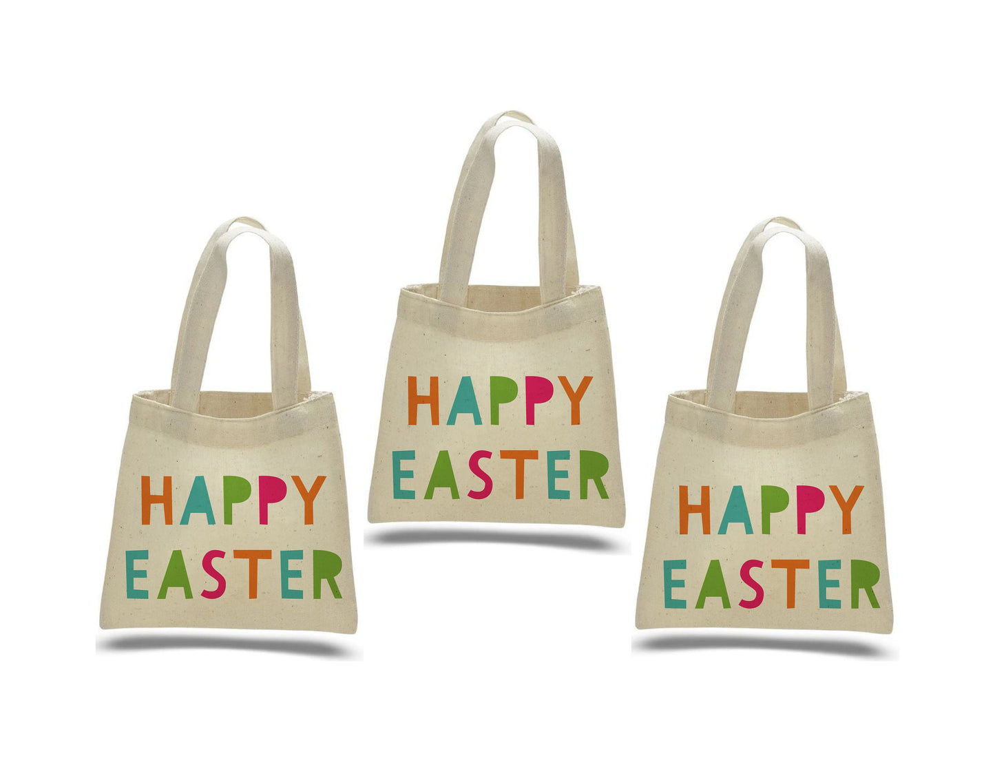 Happy Easter Party Favor Bags - Set of Three Bags