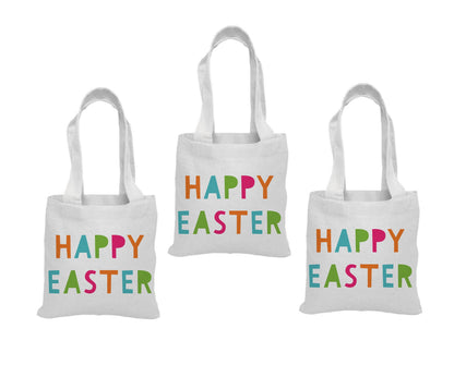 Happy Easter Party Favor Bags - Set of Three Bags
