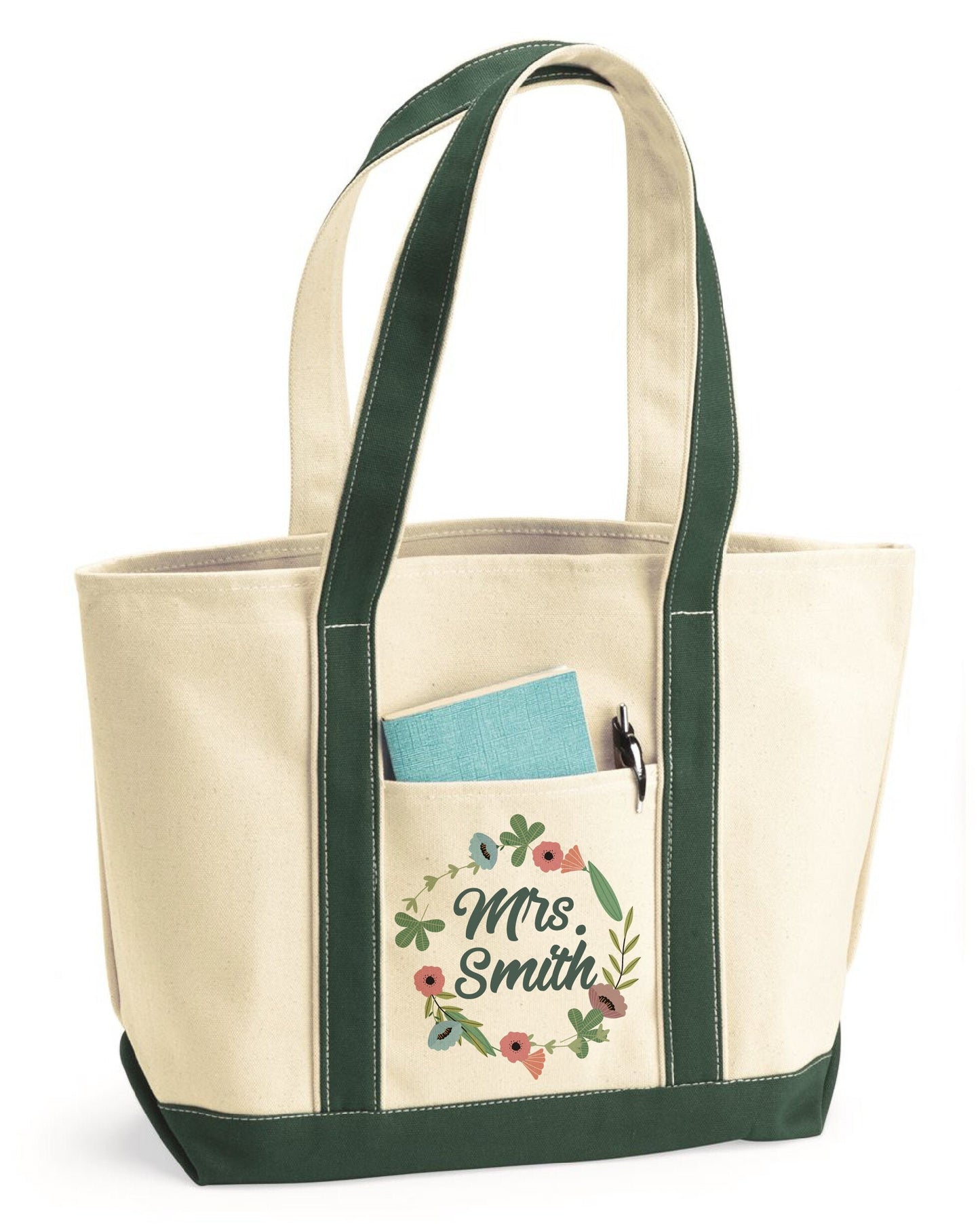 Custom Teacher Tote Bag