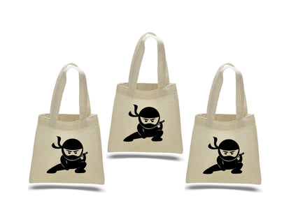 Ninja Party Favor Bags - Perfect for Ninja Themed Parties & Events! - Set of Three Bags