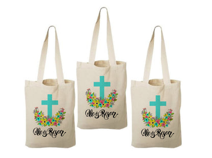 Easter Party Favor Bags - He Is Risen - Set of Three Bags