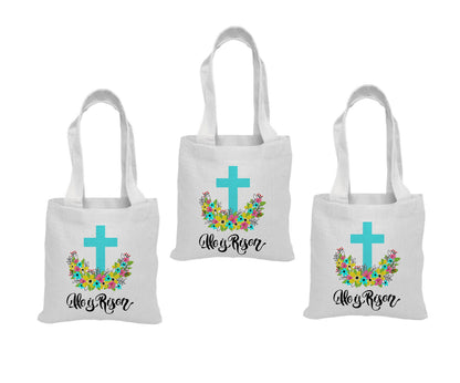 Easter Party Favor Bags - He Is Risen - Set of Three Bags