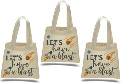 Let's Have A Blast! Space Party Favor Bags - Set of Three Bags