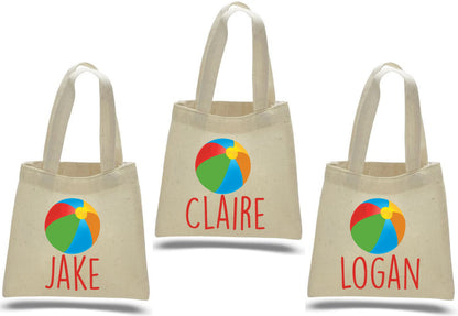 Beach Ball Party Favor Bags - Set of Three Bags