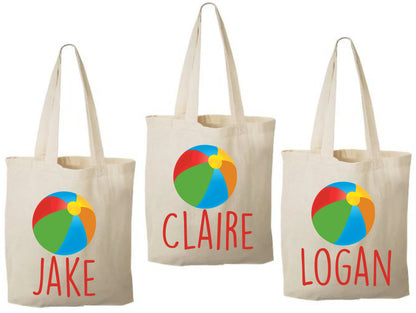 Beach Ball Party Favor Bags - Set of Three Bags