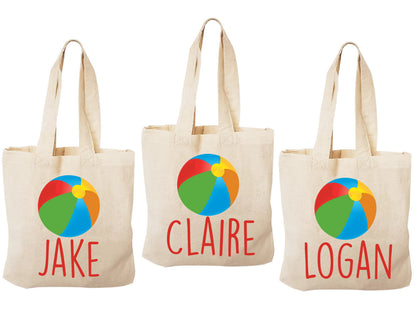 Beach Ball Party Favor Bags - Set of Three Bags