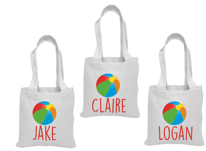 Beach Ball Party Favor Bags - Set of Three Bags