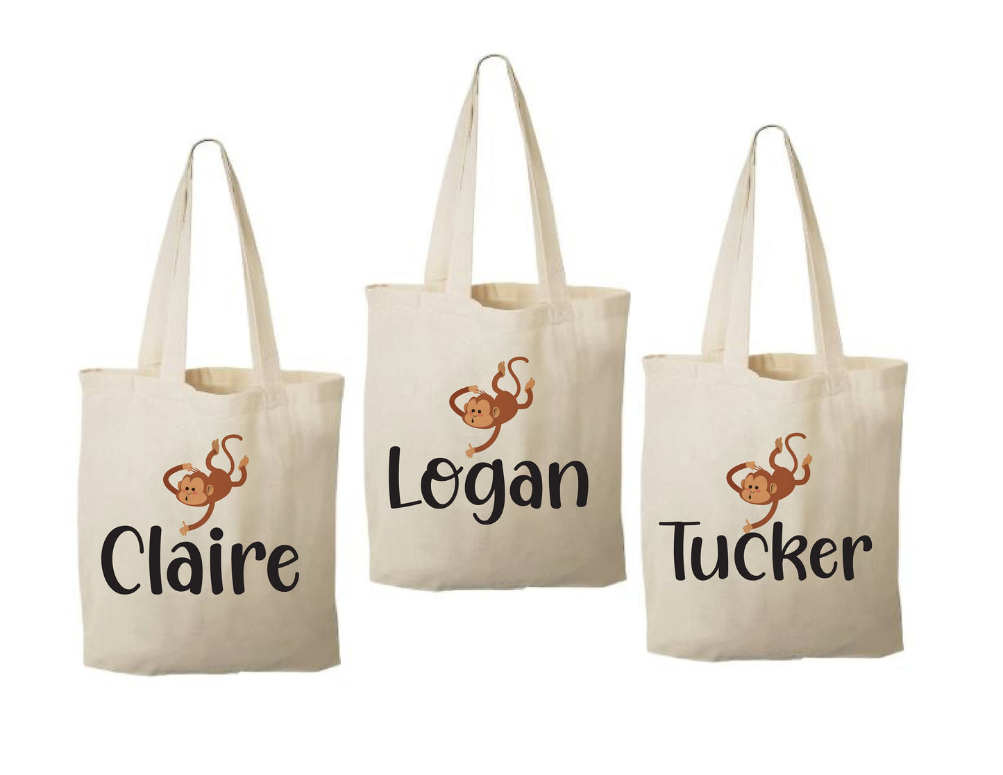 Monkey Party Favor Bags, Jungle Goodie Bags