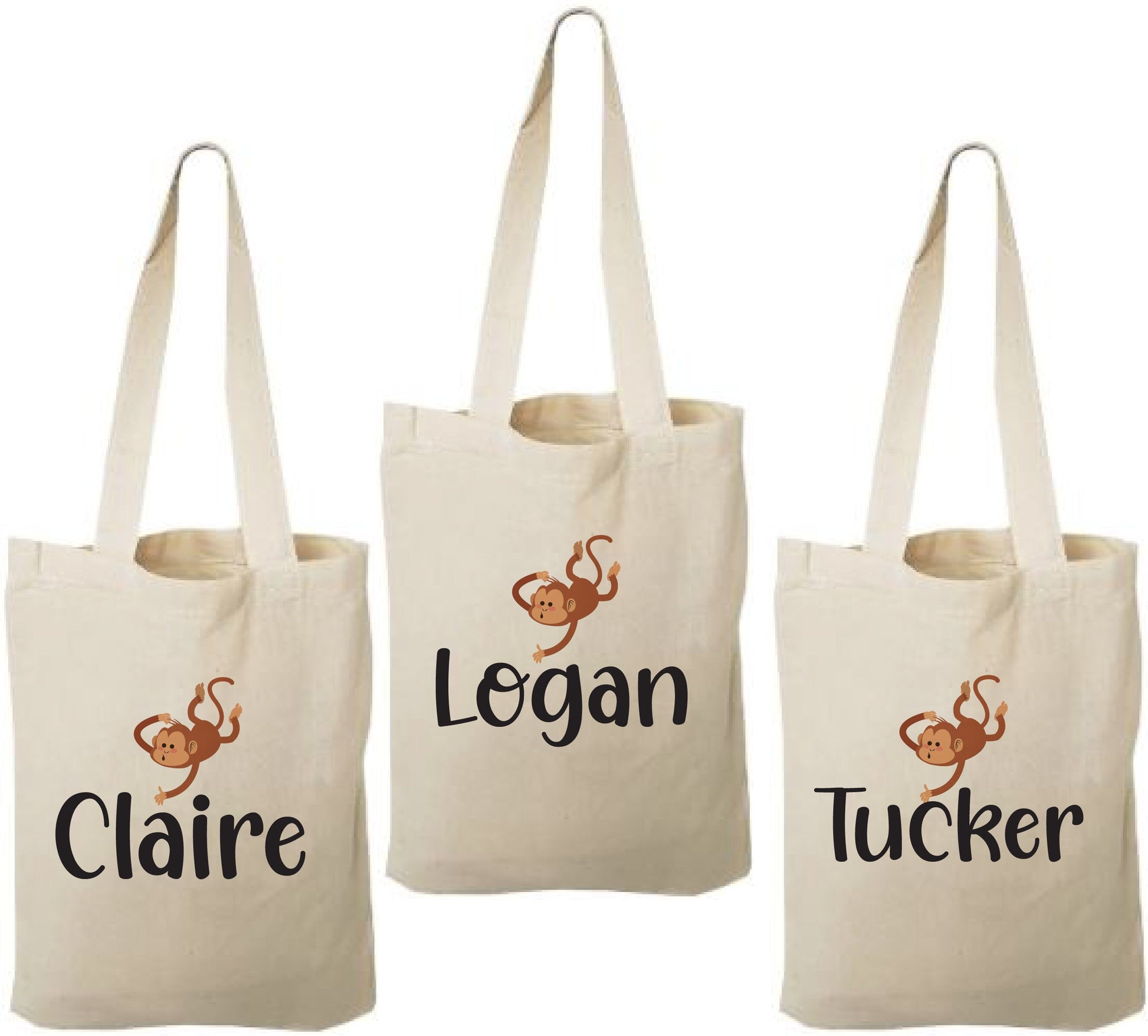 Monkey Party Favor Bags, Jungle Goodie Bags